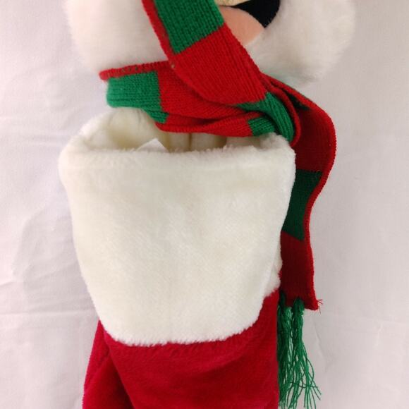 Vintage 90s Bugs Bunny Christmas Stocking 31in Looney Tunes Plush Warner Bros - Picture 4 of 12